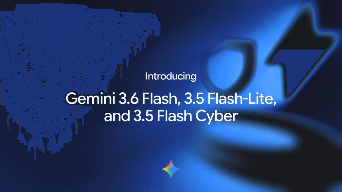 Google、Gemini 3.6 Flashなど3モデルを同時発表──出力トークン17%減・長文1Mで54.0%、一方でコーディング4種目は1位ゼロ