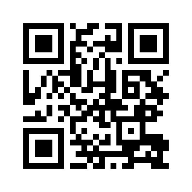 example.comのURLを入れて作ったQRコード。Pythonのqrcodeライブラリで生成。バージョン2・25×25セル・誤り訂正レベルM