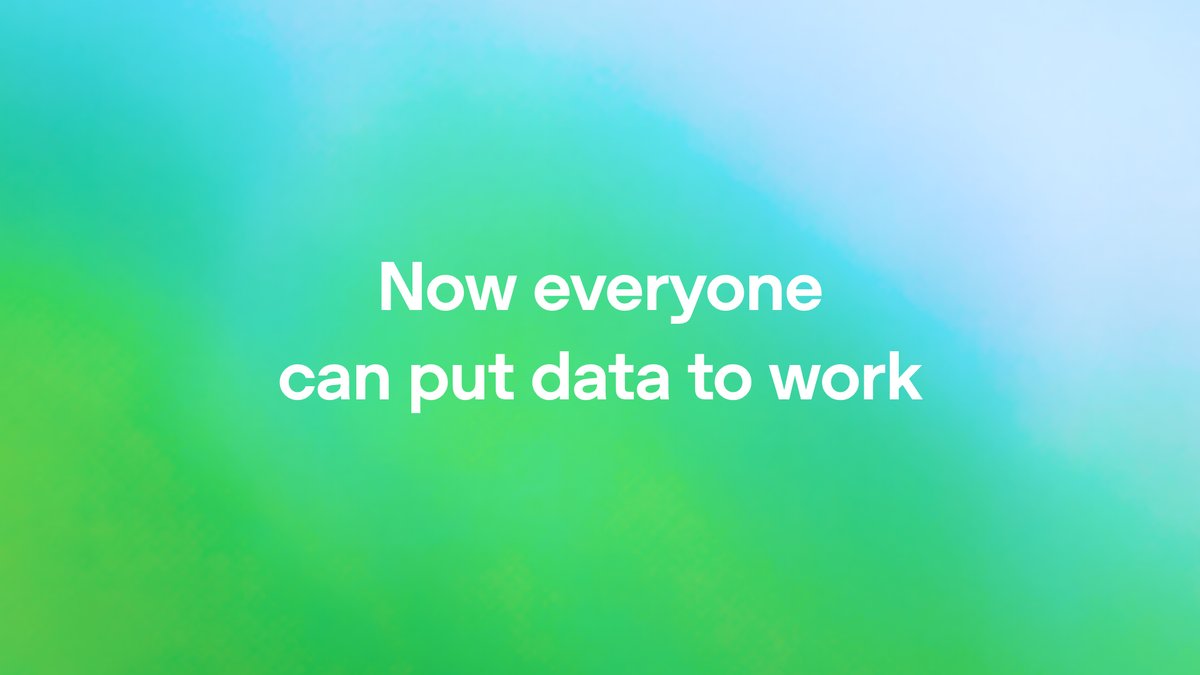 Now everyone can put data to work（OpenAI公式の画像）