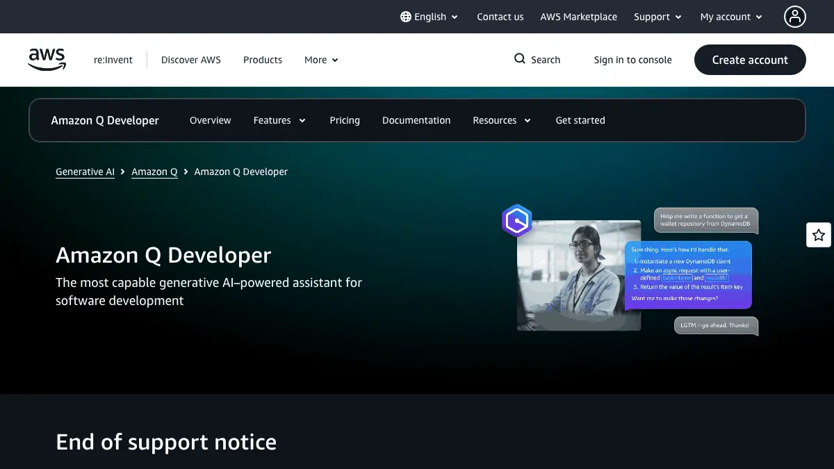 Amazon Q Developerとは──AWSのコーディング支援AIエージェント、Copilot/Cursorとの違いと無料枠