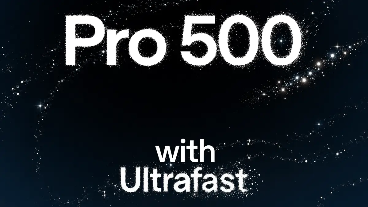 ChatGPT「Pro 100・Pro 200・Pro 500」の違い──月500ドルの新プランとUltrafast、Pro 200の利用枠は10月29日まで旧来のままの記事画像