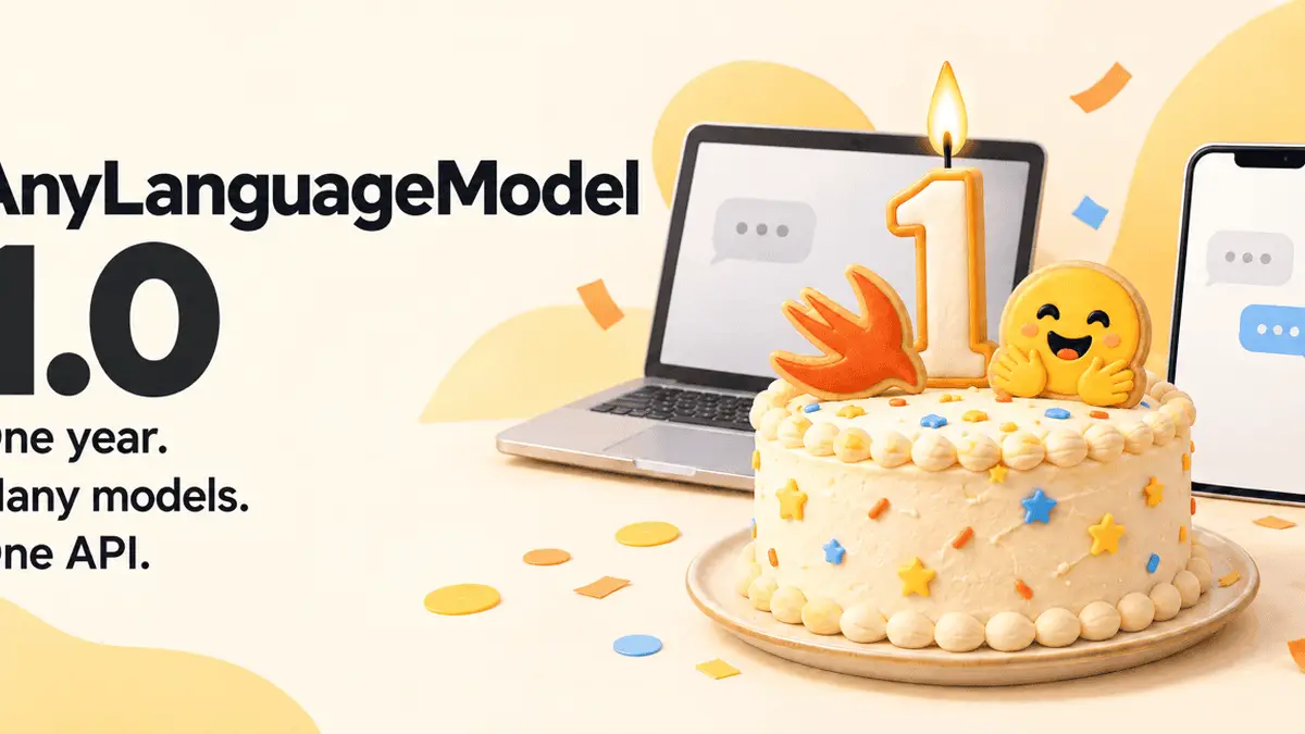 Hugging Face、Swift向けAnyLanguageModel（エニーランゲージモデル）1.0を公開──importを差し替えるだけで端末内モデルとOpenAI・Anthropic・Geminiを切り替え、swift-huggingface・swift-xetも1.0に
