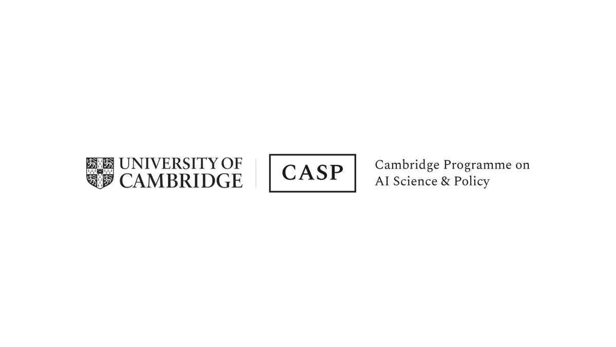 ケンブリッジ大学とCASP(Cambridge Programme on AI Science & Policy)のロゴ
