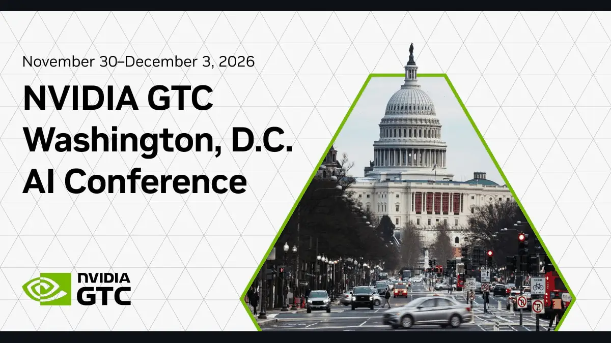 NVIDIA GTC Washington, D.C. 2026は11月30日開幕──基調講演は12月1日Jensen Huang氏、AWS re:Inventと4日間重複しAWS自身がダイヤモンドスポンサーに