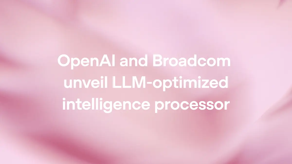 OpenAIが自社チップ「Jalapeño」を発表──Broadcomと共同開発、9ヶ月でテープアウトの記事画像