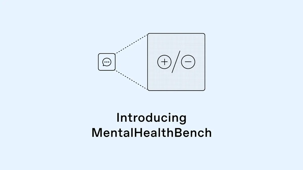 OpenAI「Introducing MentalHealthBench」のOGP画像